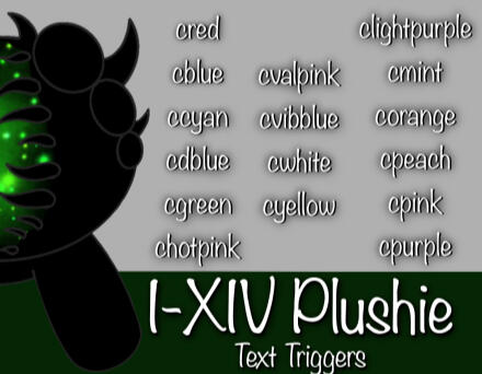 Text Triggers for the Plushie Redeem